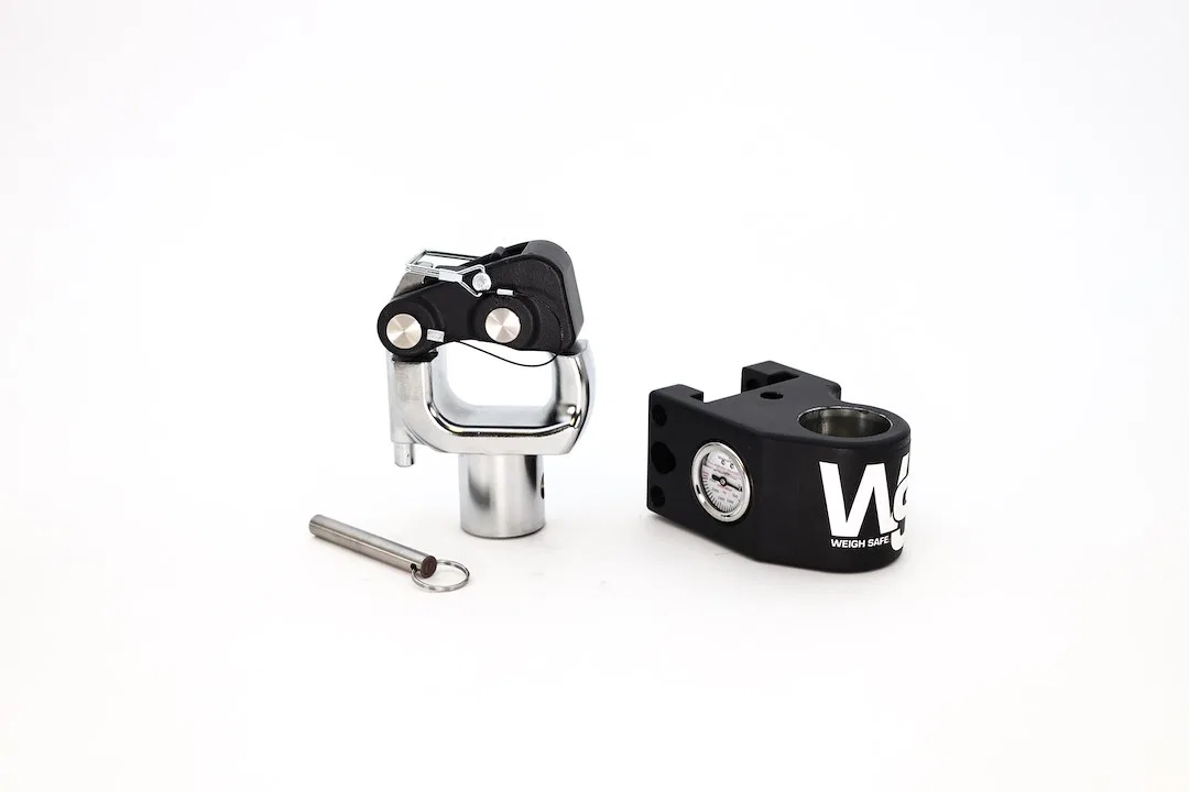 SWS01-PA – WEIGH SAFE Pintle Hook, Compatible With Existing Steel Weigh Safe Slider Hitch With Built-In Scale With Pi...